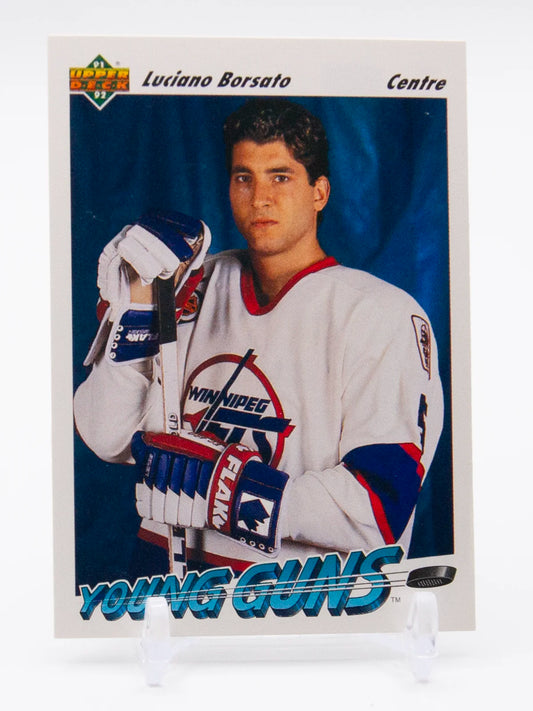 Luciano Borsato Jets Upper Deck Young Guns Rookie 1991-92 #599