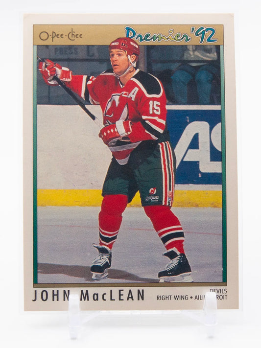 John MacLean Devils O-Pee-Chee Premier 1991-92 #4