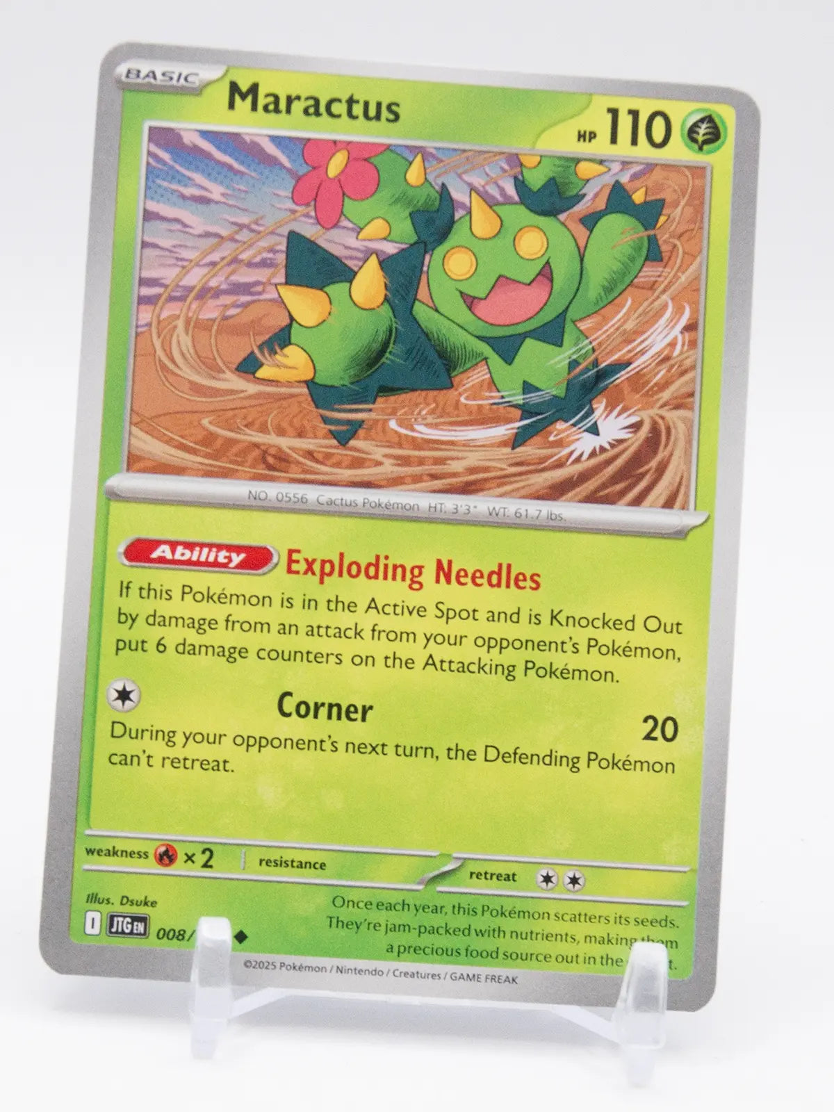 Maractus 2025 Pokémon Journey Together #008/159