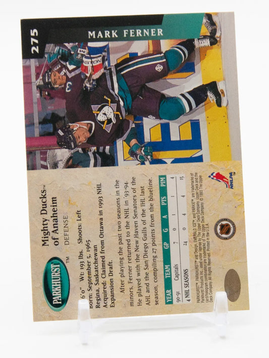 Mark Ferner Mighty Ducks Parkhurst Rookie 1993-94 #275