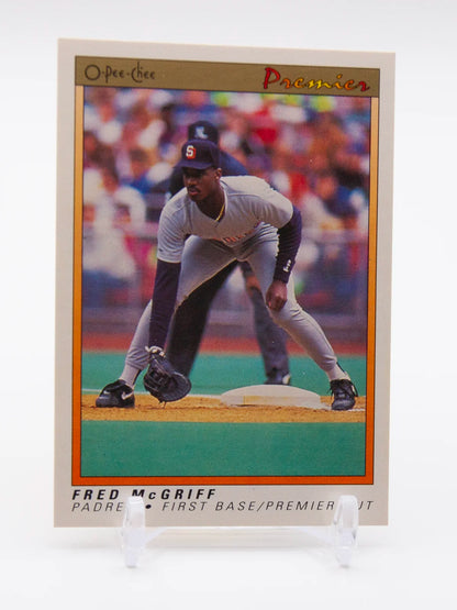 Fred McGriff Padres O-Pee-Chee Premier 1991 #79