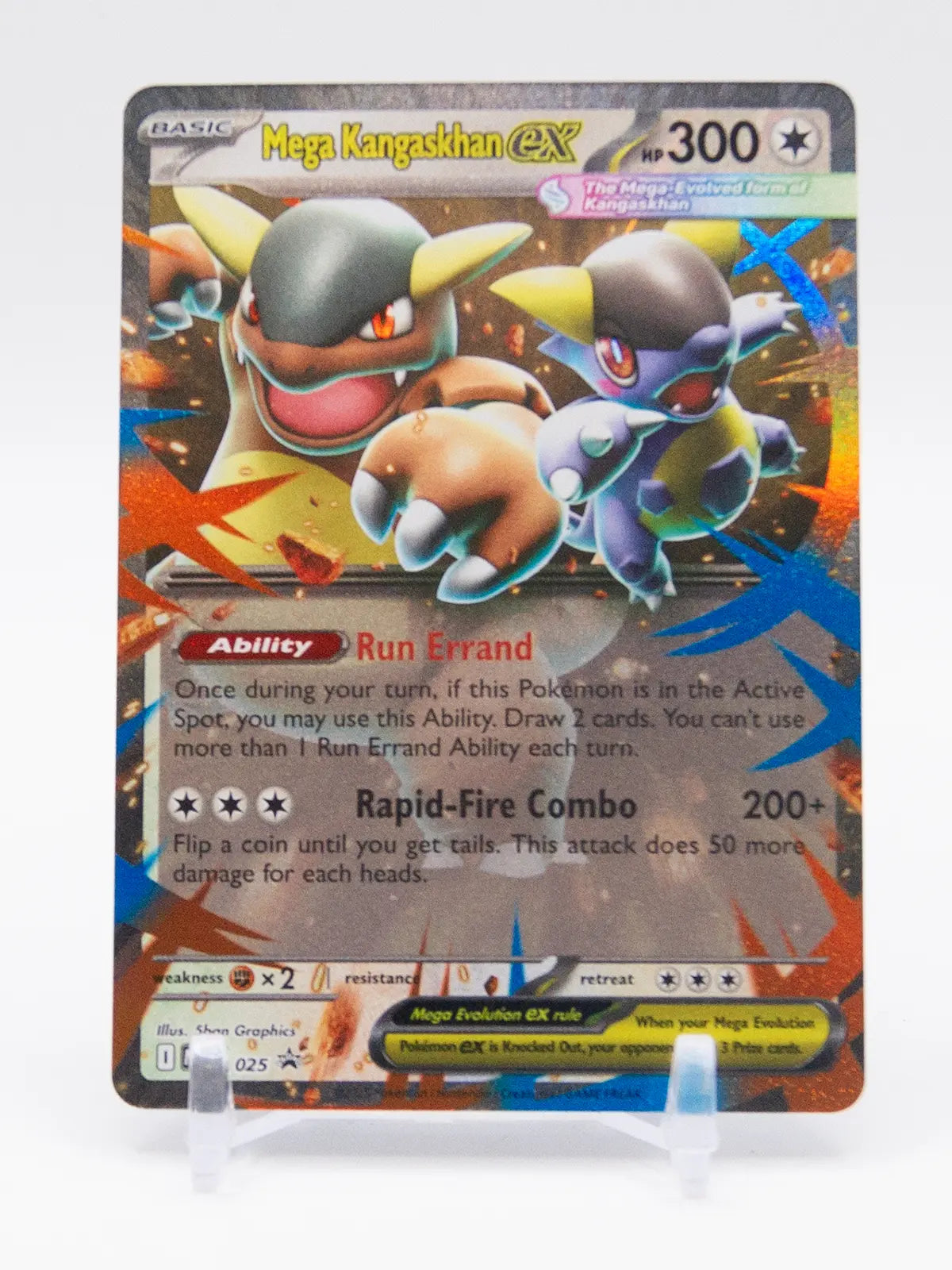 Mega Kangaskhan ex 2025 Pokémon MEP Black Star Promos #025 (Holo)