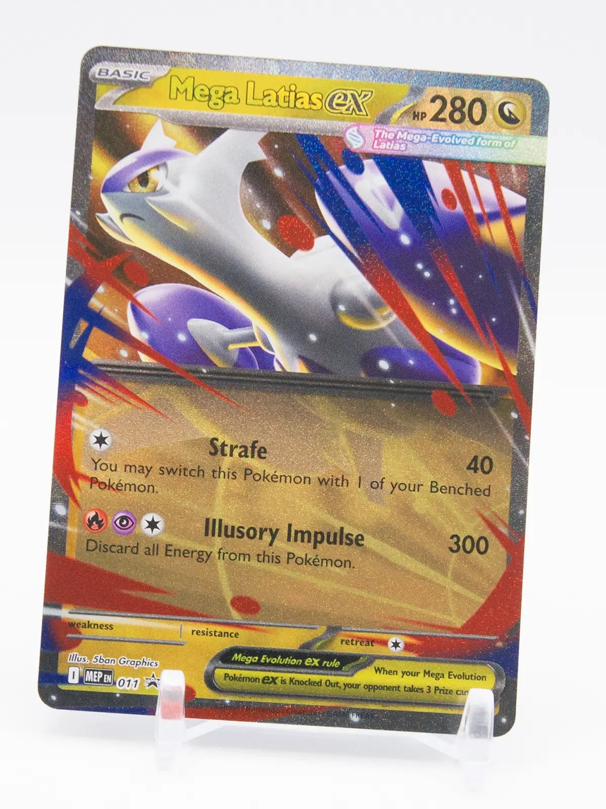 Mega Latias ex 2025 Pokémon MEP Black Star Promos #011 (Holo)