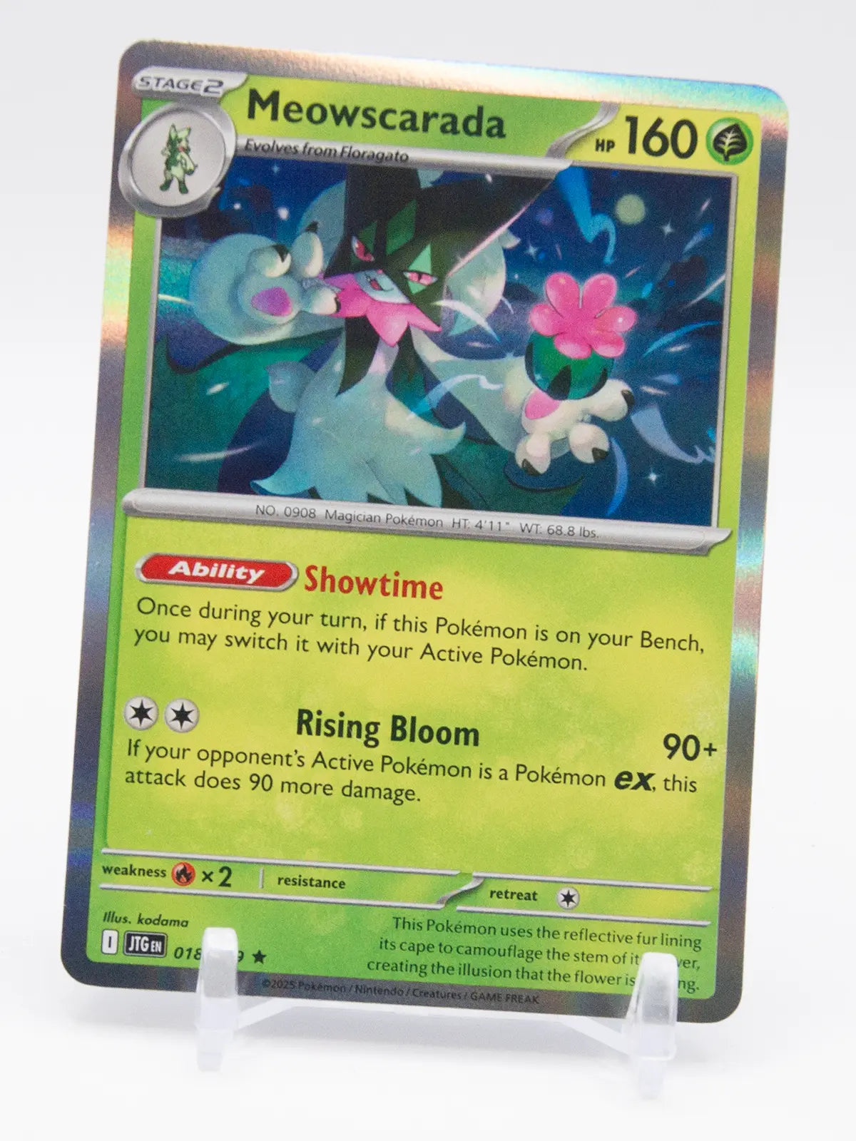 Meowscarada 2025 Pokémon Journey Together #018/159 (Holo)