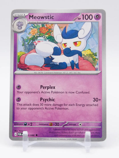 Meowstic 2026 Pokémon Perfect Order #034/088