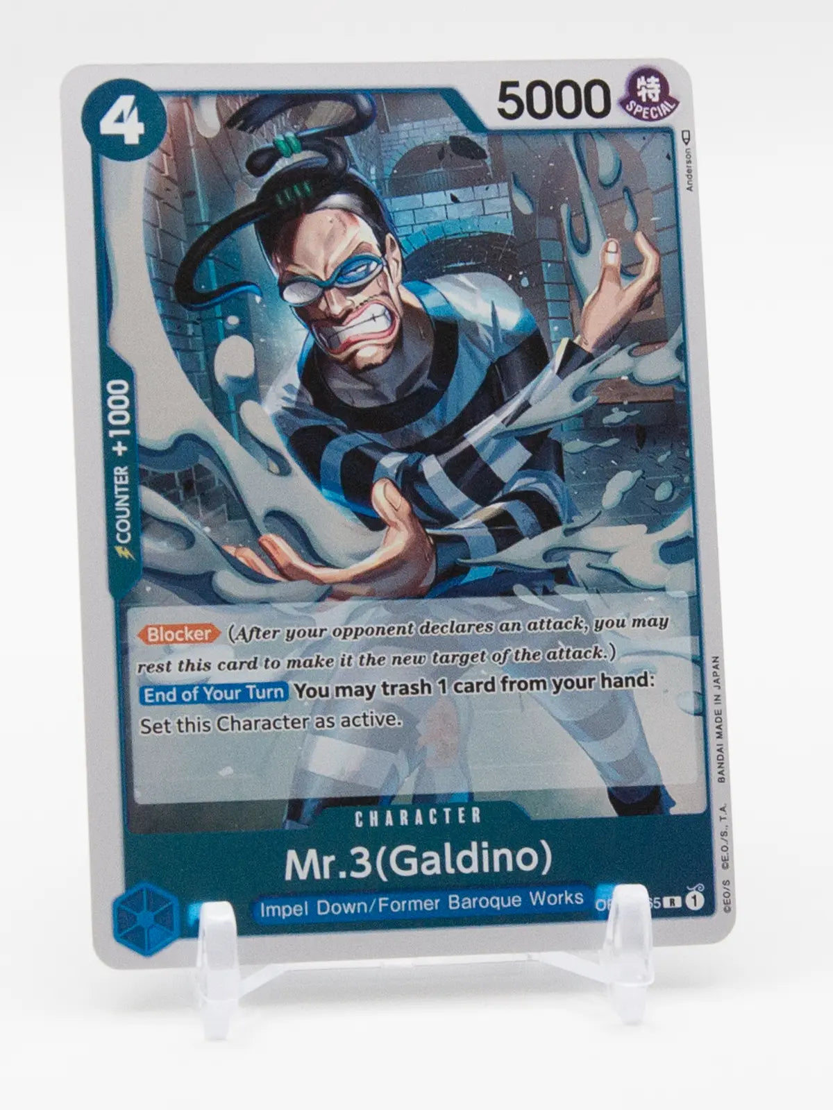 Mr. 3 (Galdino) 2023 One Piece Paramount War Foil #OP02‑065 R