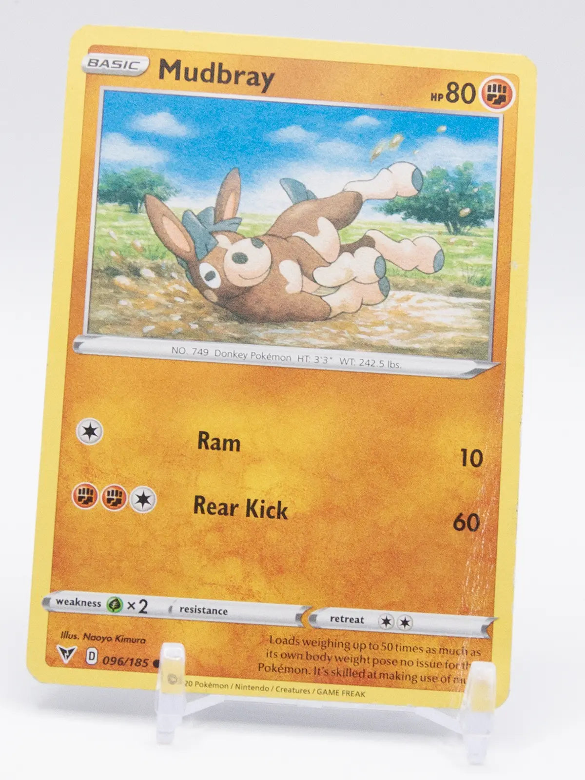 Mudbray 2020 Pokémon Vivid Voltage #096/185