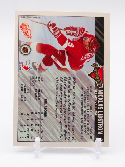 Nicklas Lidstrom Red Wings O-Pee-Chee Premier 1993-94 #19