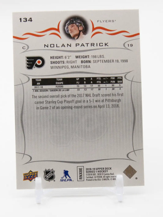 Nolan Patrick Flyers Upper Deck 2018-19 #134