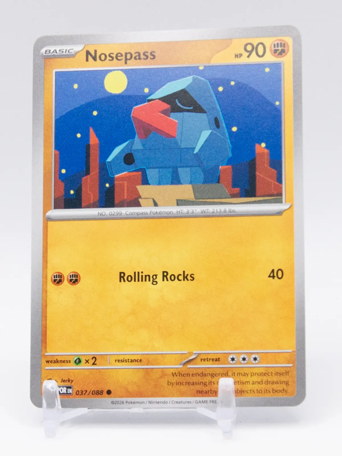 Nosepass 2026 Pokémon Perfect Order #037/088