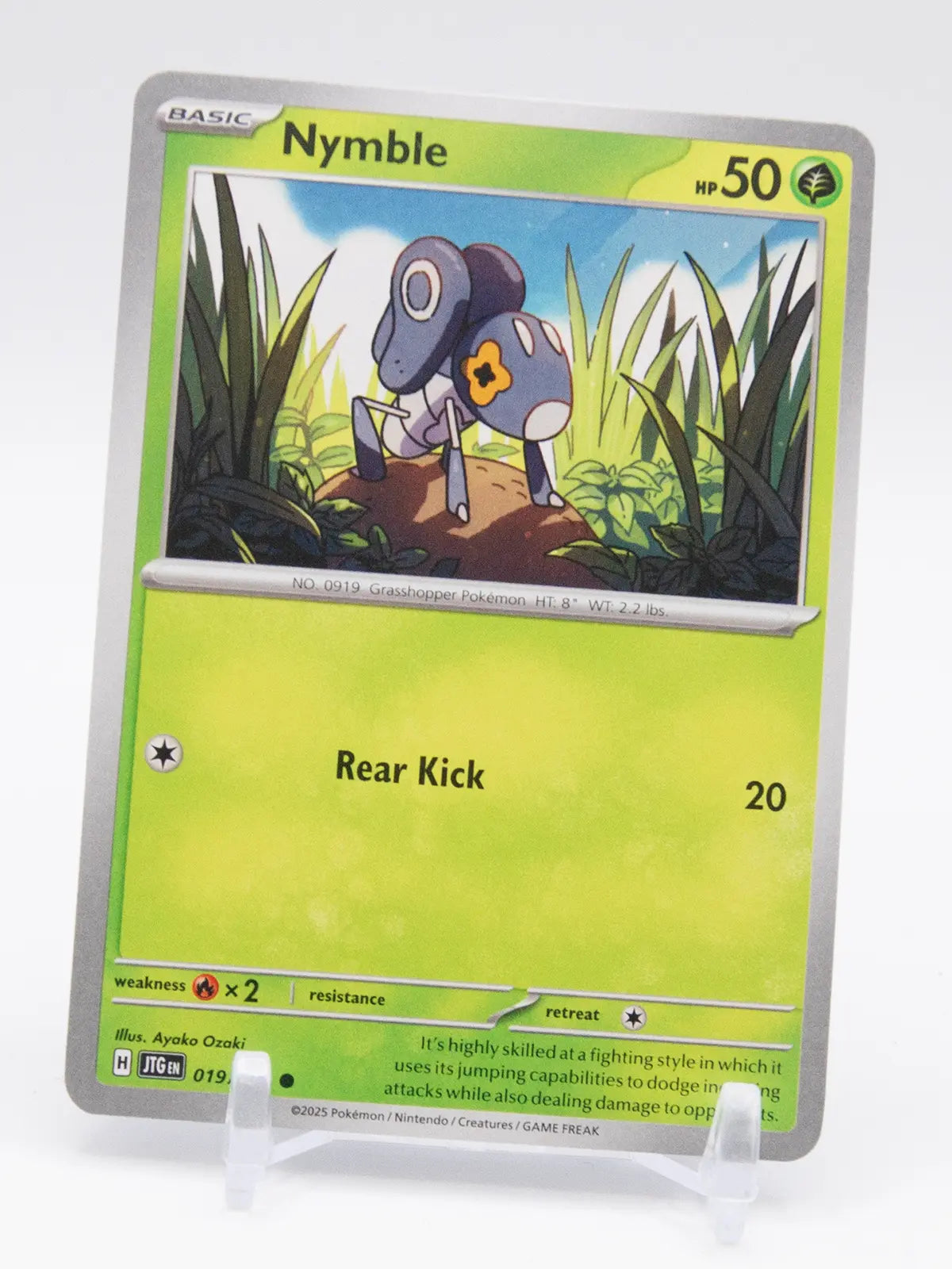 Nymble 2025 Pokémon Journey Together #019/159