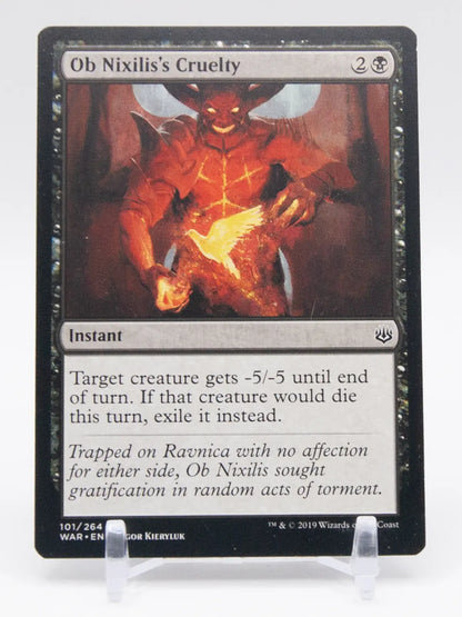 Ob Nixilis's Cruelty 2019 MTG War of the Spark #101