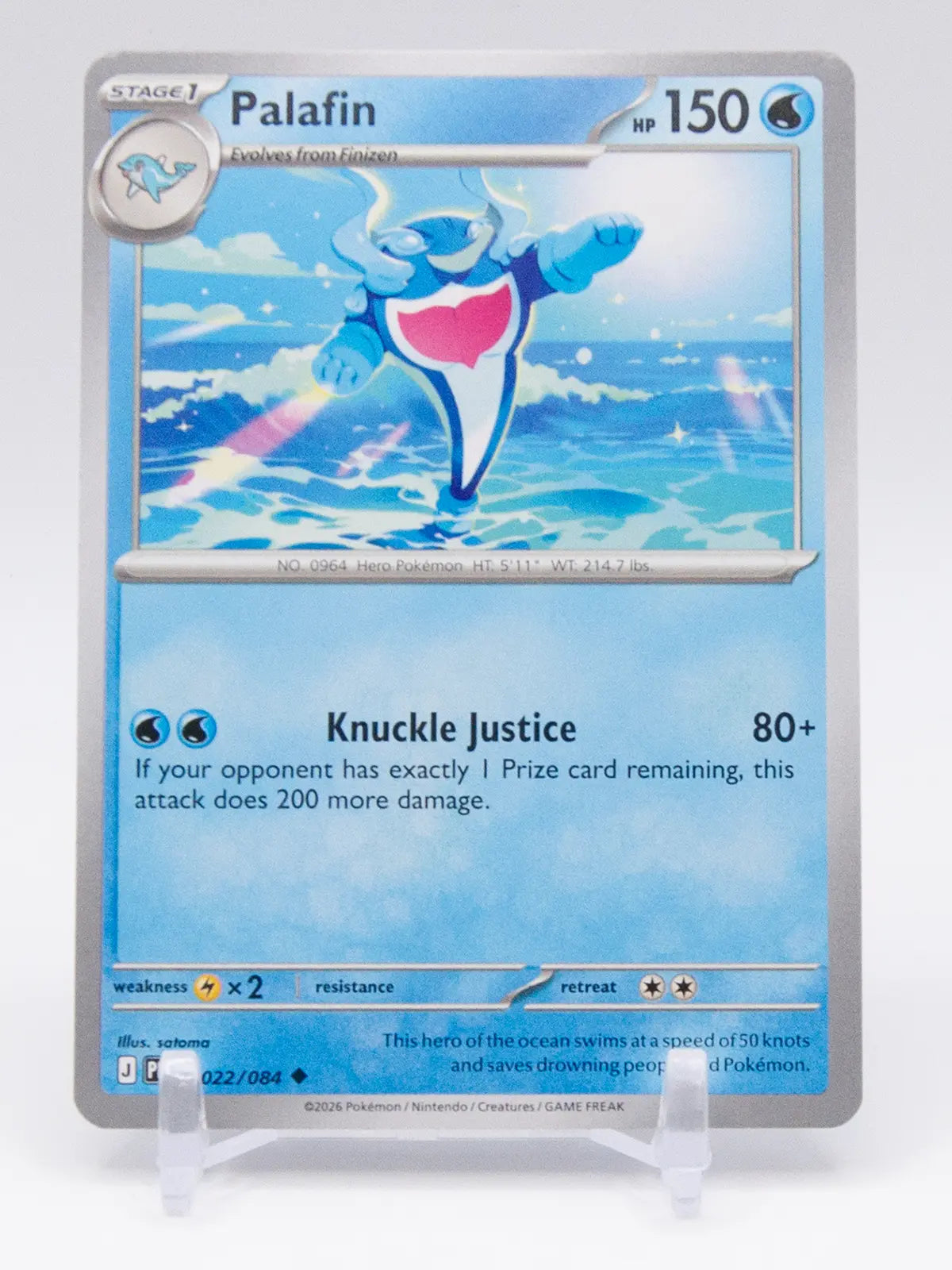 Palafin 2026 Pokémon Pitch Black #022/084