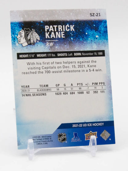 Patrick Kane Blackhawks Upper Deck 2021-22 #SZ-21