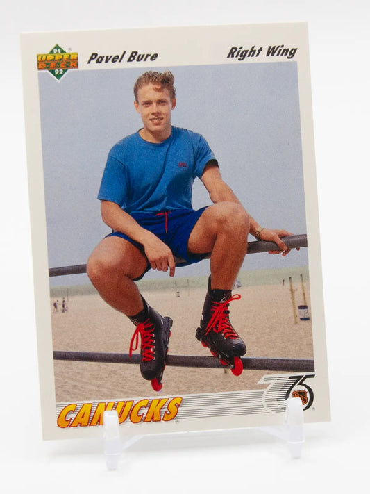 Pavel Bure Canucks Upper Deck 1991-92 Rookie #54