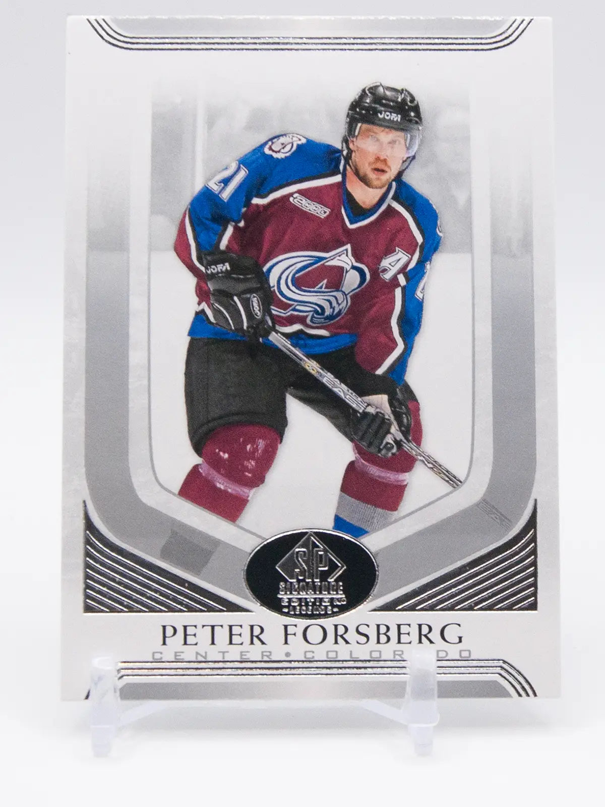 Peter Forsberg Avalanche Upper Deck SP Signature 2020-21 #310