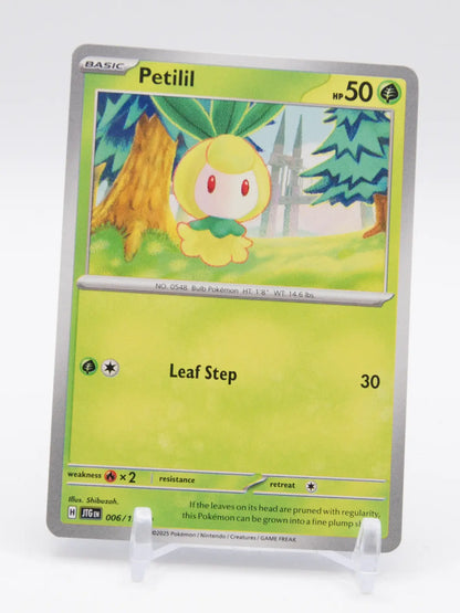 Petilil 2025 Pokémon Journey Together #006/159