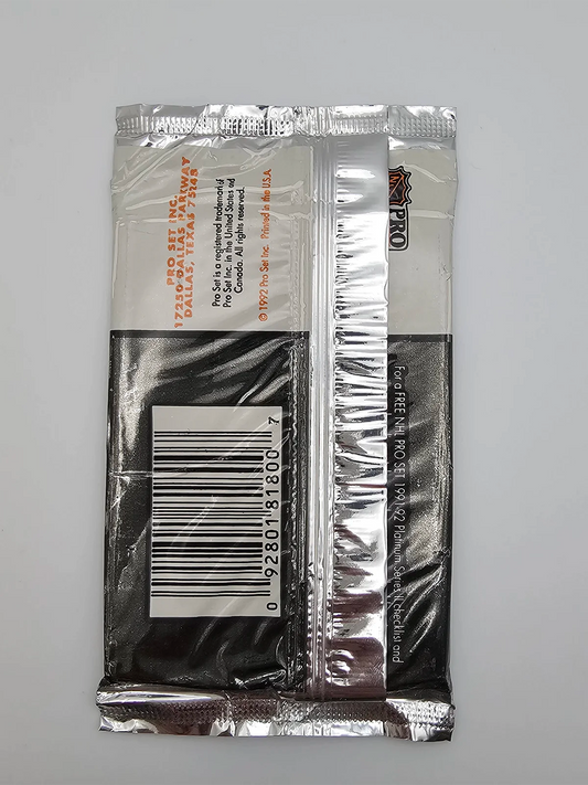 Paquet neuf scellé Pro Set Platinum II 1992
