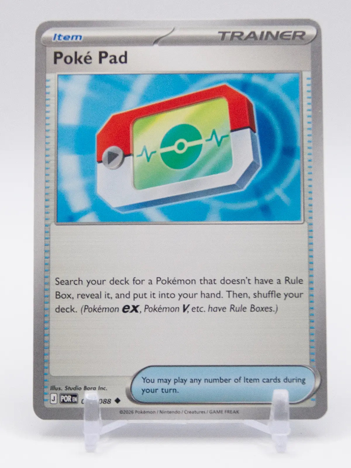 Poké Pad 2026 Pokémon Perfect Order #081/088