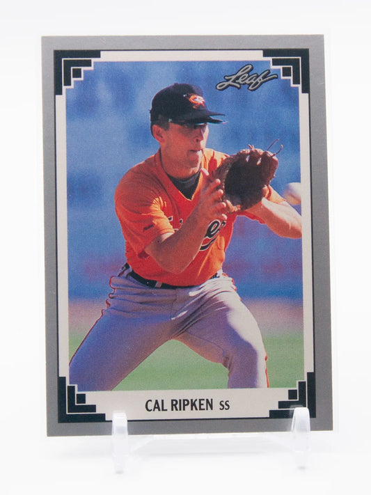 Cal Ripken Orioles Leaf 1991 #430