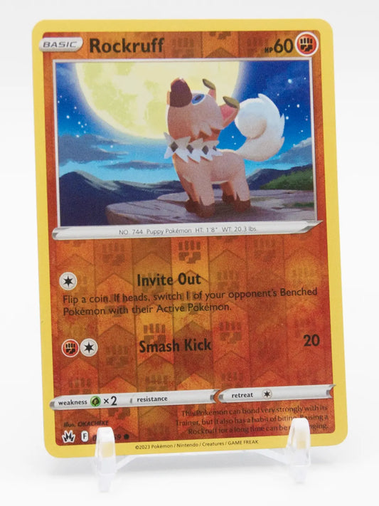 Rockruff 2023 Pokémon Crown Zenith #073/159 (Reverse Holo)