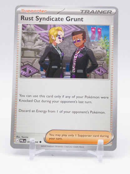 Rust Syndicate Grunt 2026 Pokémon Pitch Black #081/084