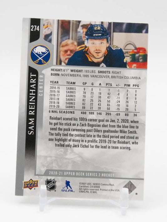 Sam Reinhart Sabres Upper Deck 2020‑21 #274