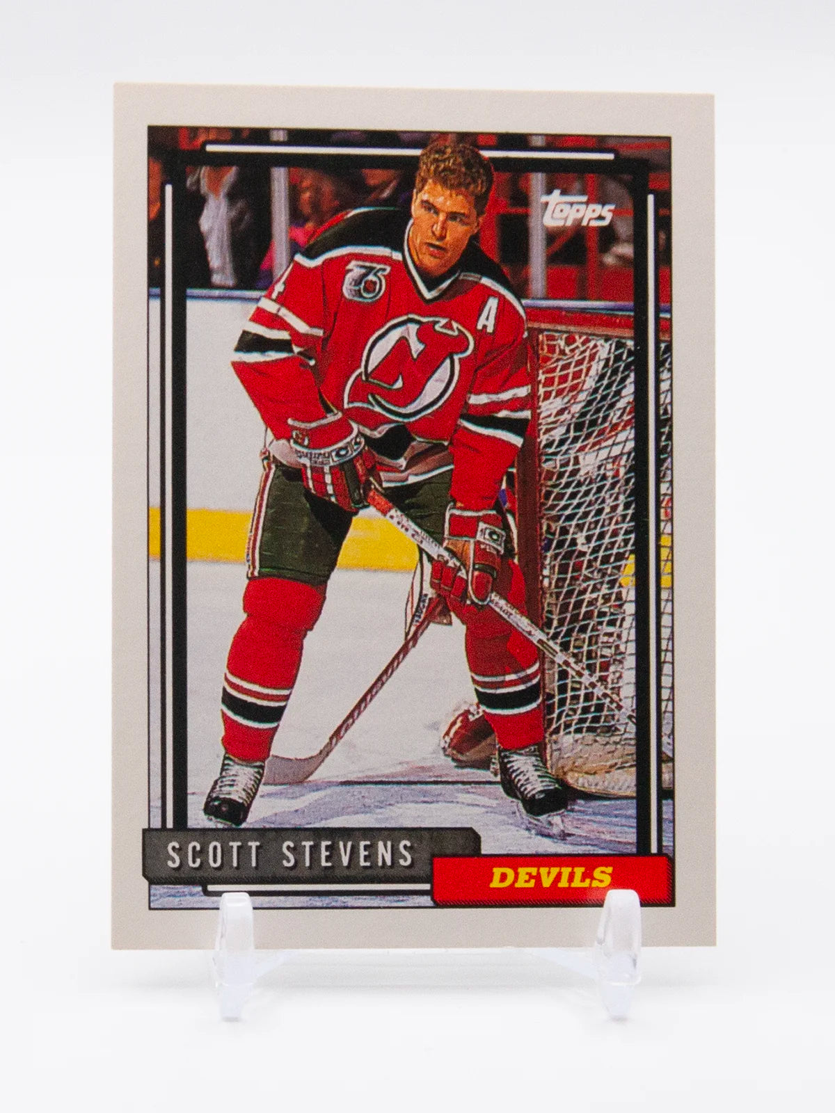 Scott Stevens Devils Topps 1992-93 #156
