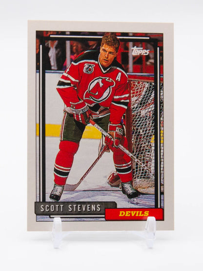 Scott Stevens Devils Topps 1992-93 #156