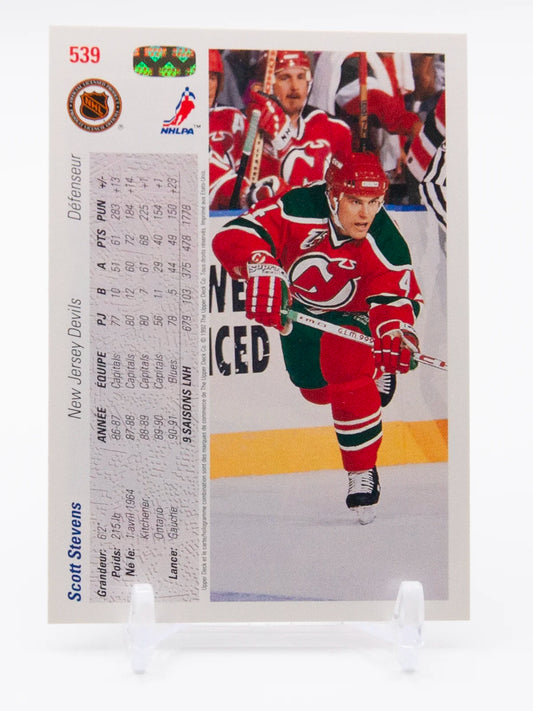 Scott Stevens Devils Upper Deck 1991-92 #539