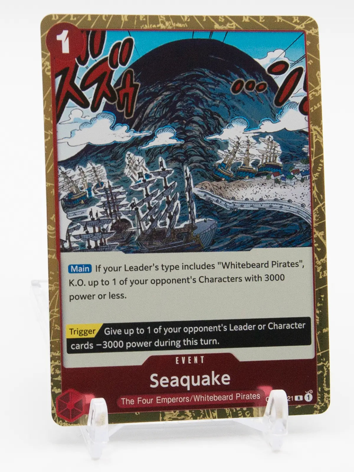 Seaquake 2023 One Piece Paramount War Foil #OP02‑021 R