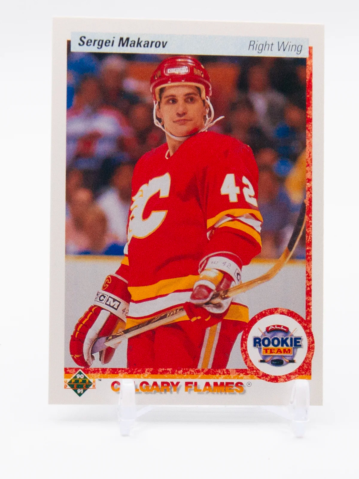 Sergei Makarov Flames Upper Deck 1990-91 #336