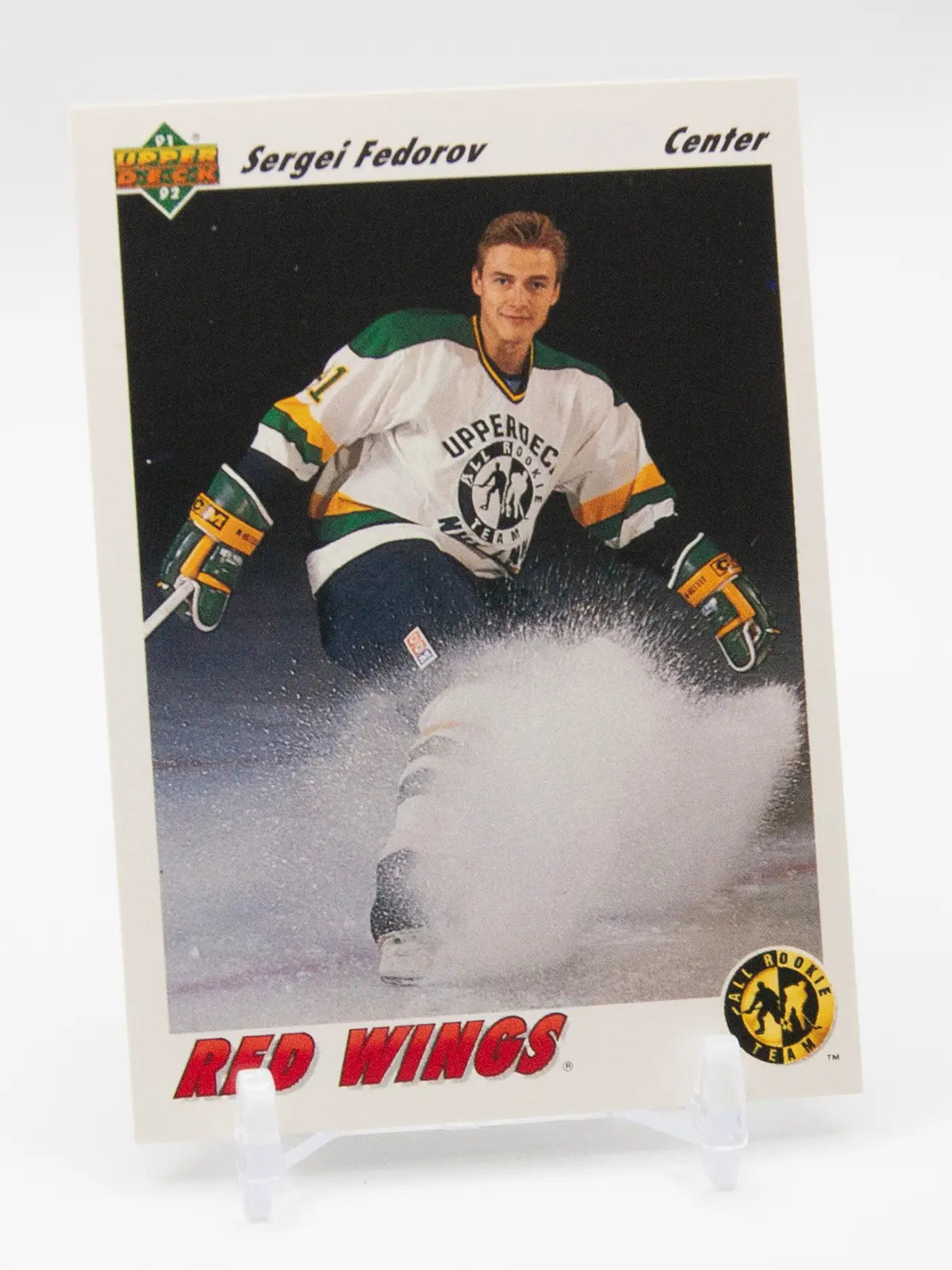 Sergei Fedorov Red Wings Upper Deck 1991-92 #40