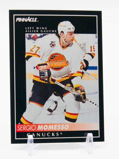 Sergio Momesso Canucks Pinnacle 1992-93 #163
