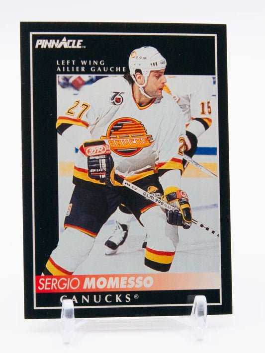 Sergio Momesso Canucks Pinnacle 1992-93 #163