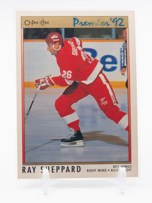 Ray Sheppard Red Wings O-Pee-Chee Premier 1991-92 #2