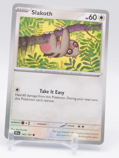 Slakoth 2024 Pokémon Surging Sparks #145/191