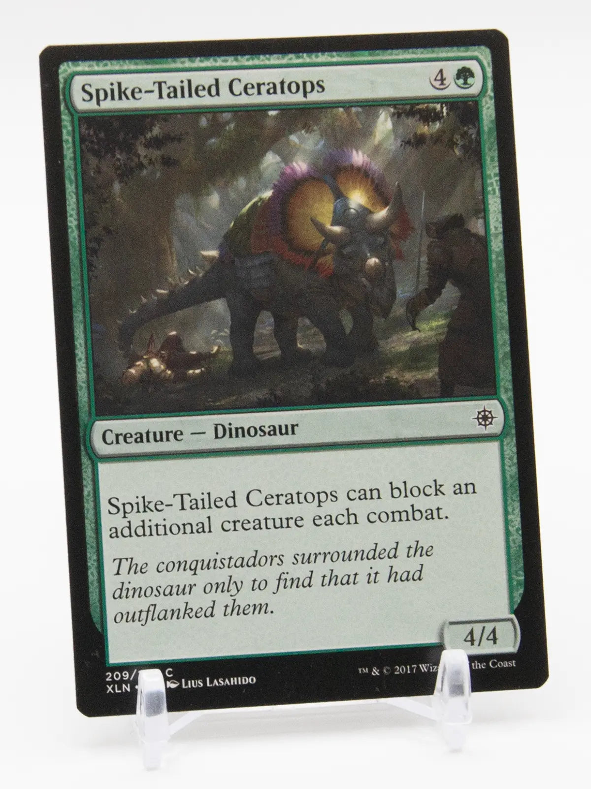 Spike‑Tailed Ceratops 2017 MTG Ixalan #209/279