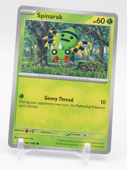 Spinarak 2026 Pokémon Perfect Order #001/088