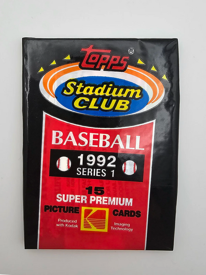 Paquet neuf scellé Topps Stadium Club 1992