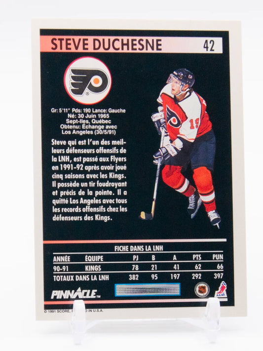 Steve Duchesne Flyers Pinnacle 1991-92 #42