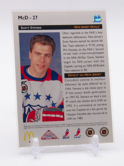 Scot Stevens Devils McDonalds Upper Deck 1992-93 #Mcd-27