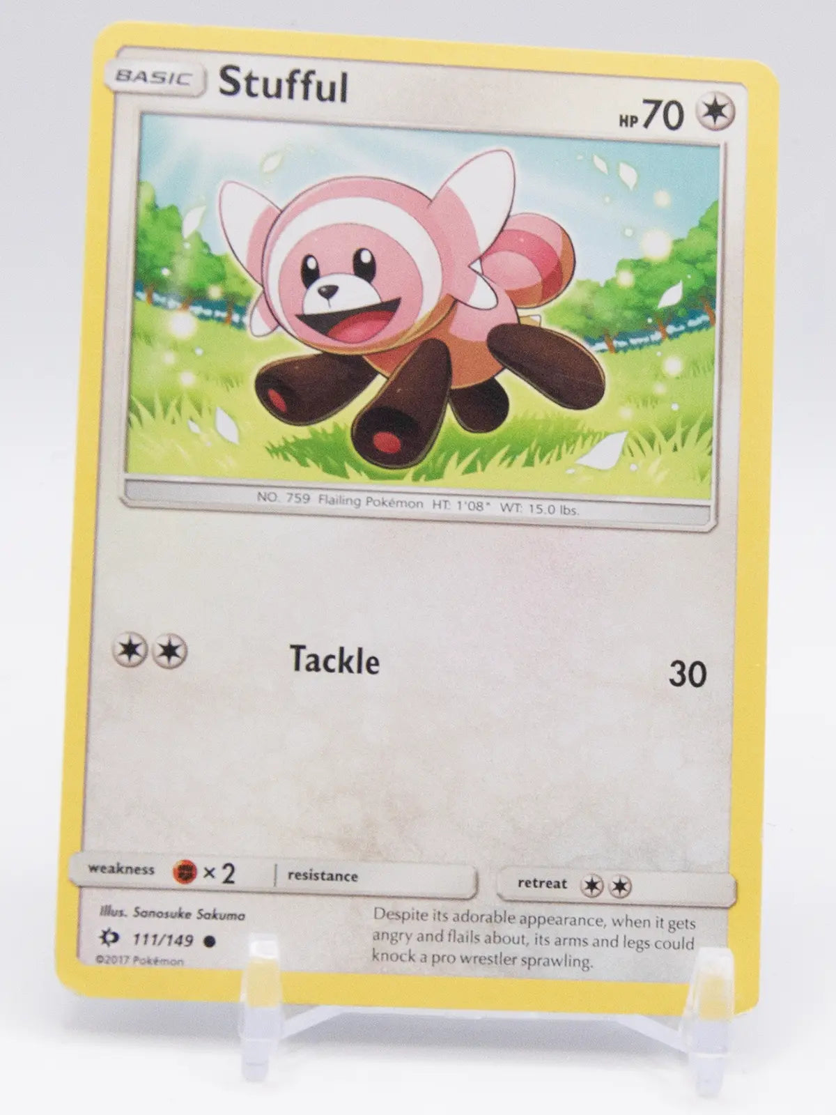 Stufful 2017 Pokémon Sun & Moon #111/149