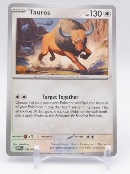 Tauros 2026 Pokémon Chaos Rising #069/086