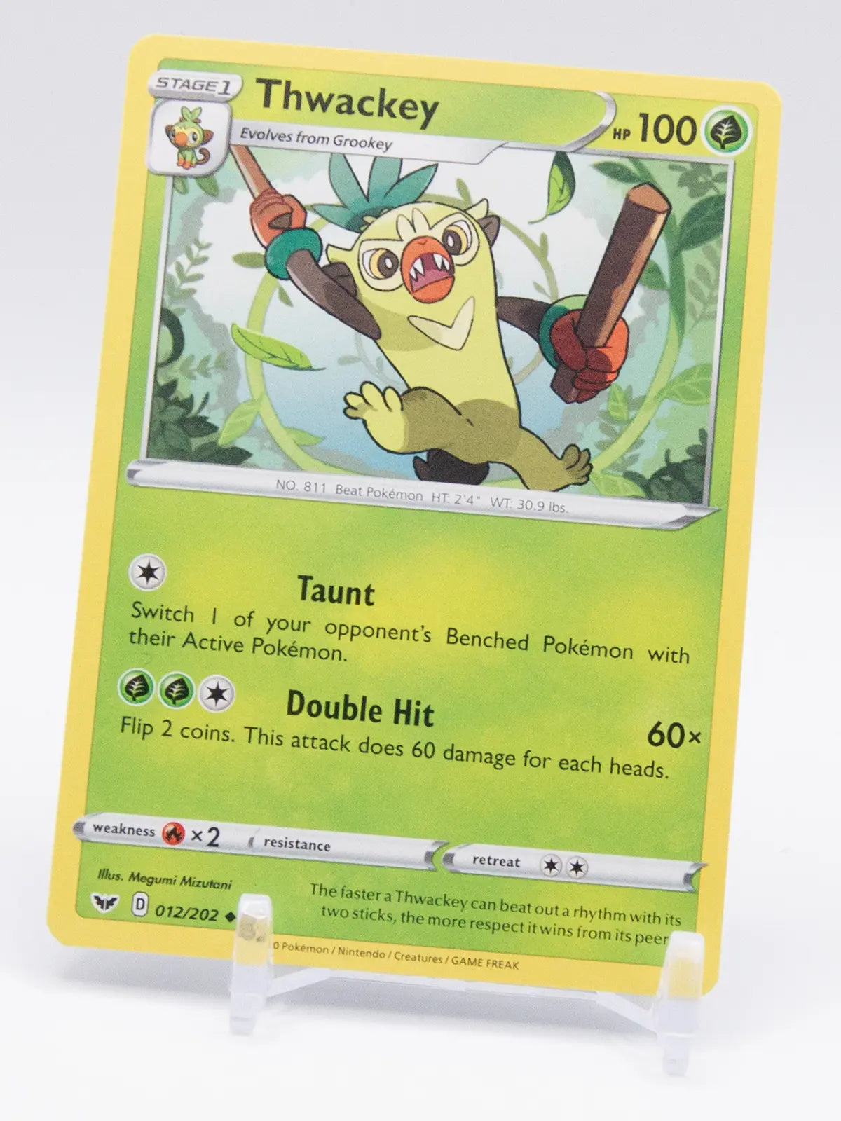 Thwackey 2020 Pokémon Sword & Shield #012/202