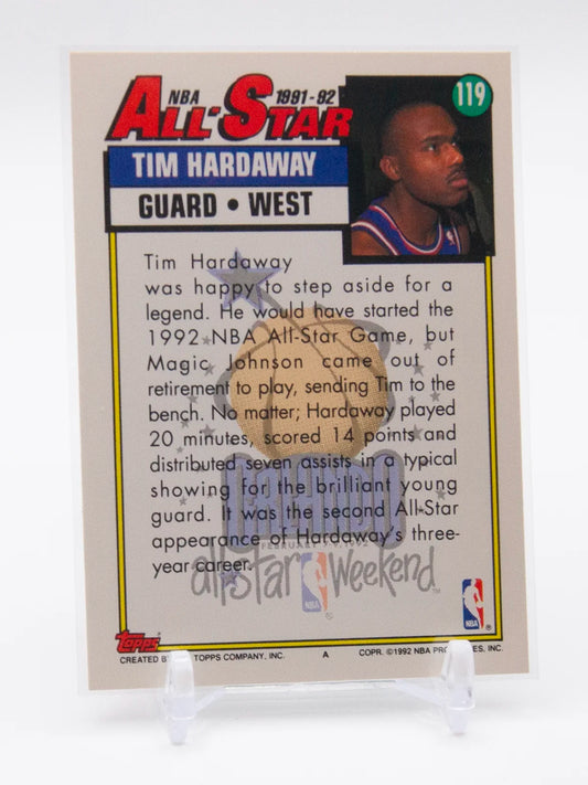 Tim Hardaway Golden State Topps 1991-92 #119