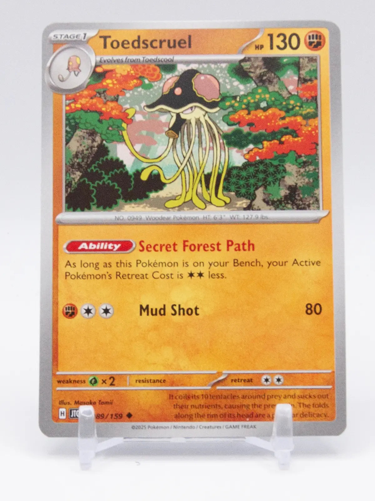 Toedscruel 2025 Pokémon Journey Together #089/159