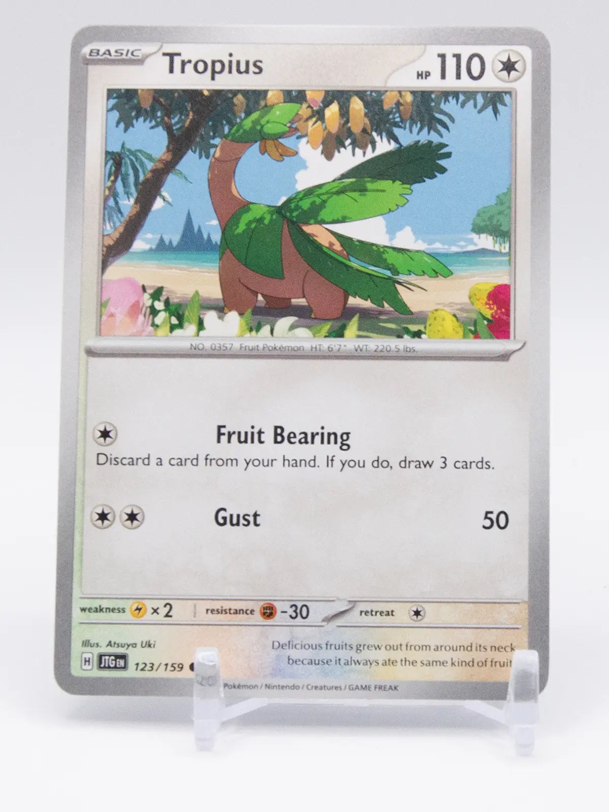 Tropius 2025 Pokémon Journey Together #123/159