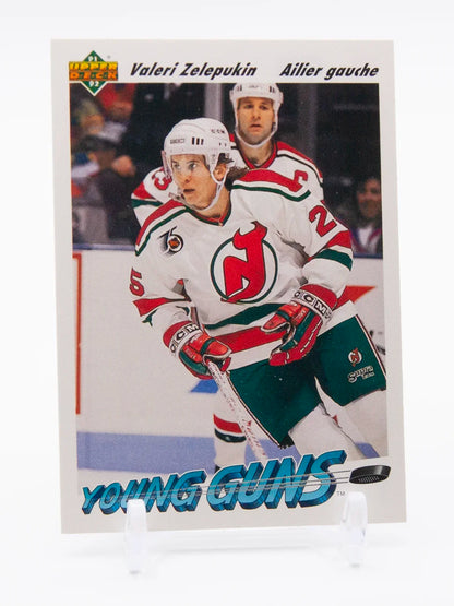 Valeri Zelepukin Devils Upper Deck Young Guns Rookie 1991-92 #589