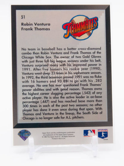 Robin Ventura & Frank Thomas White Sox Upper Deck 1992-93 #51